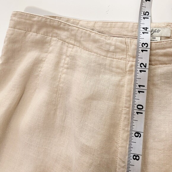 J. Jill Linen Cropped Wide Leg pants Size 18 - Picture 10 of 12